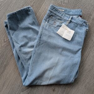Brunello Cucinelli Light Blue Denim Traditional Fit Jeans Size EU 52